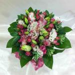 Wedding Bouquet of Spray Roses and Euphorbia Marginate - CODE 7118